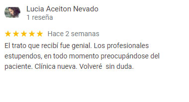 TESTIMONIOS CLINICA IBRC SEVILLA